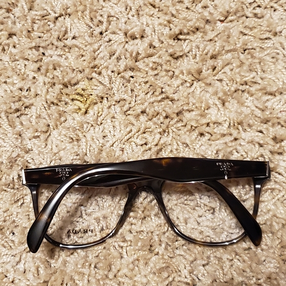 Prada VPR 12T Tortoiseshell Brand New Eyeglasses - Picture 2 of 2